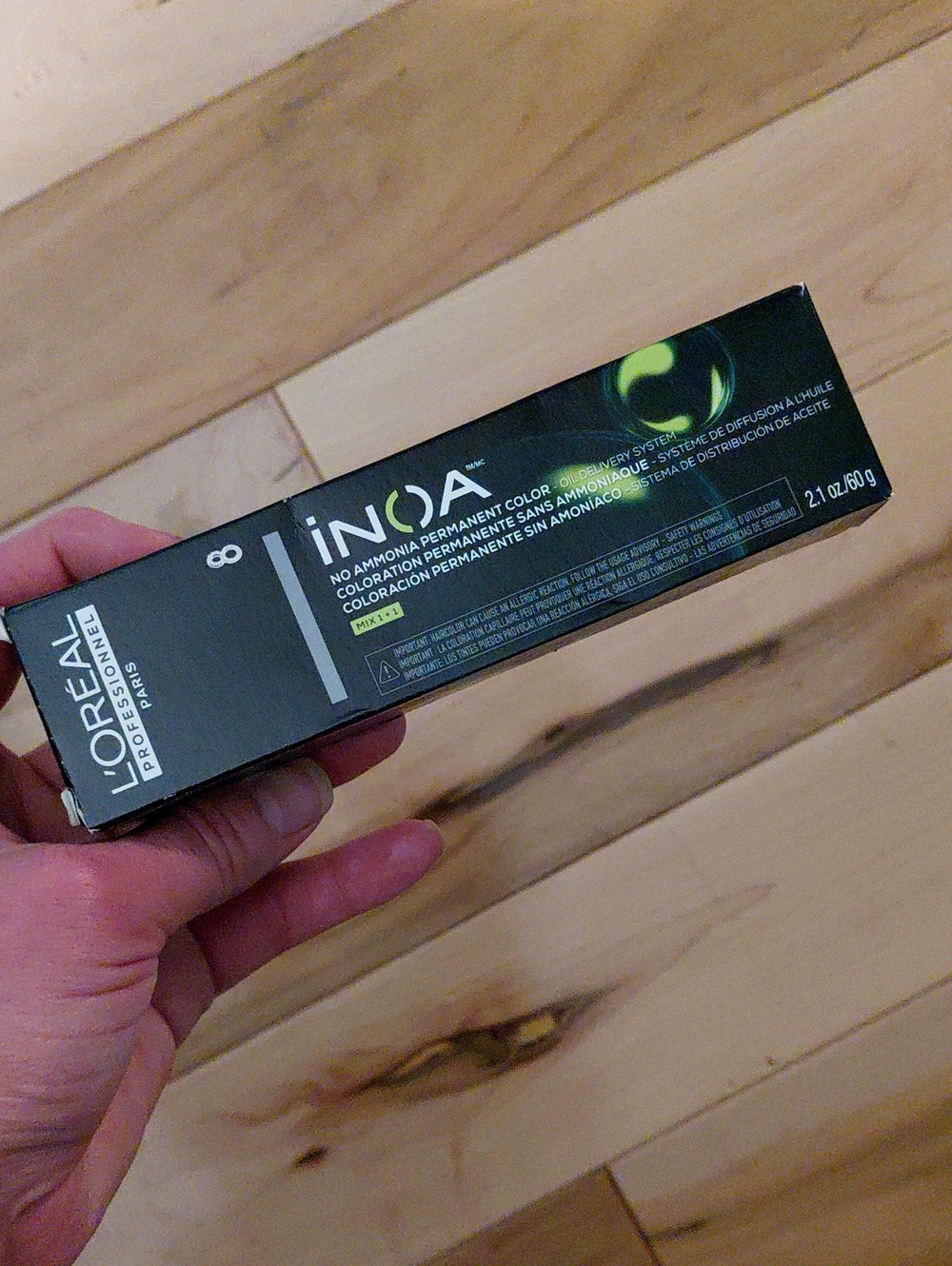 INOA Permanent Hair Color - 8N Light Blonde L'Oréal